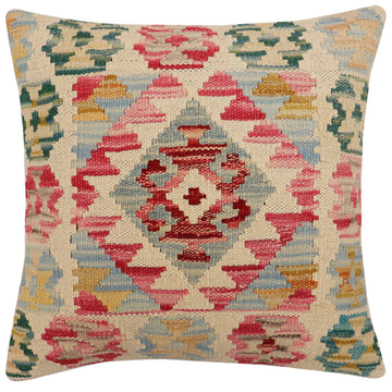 Tribal Everhart Turkish Hand-Woven Kilim Pillow
